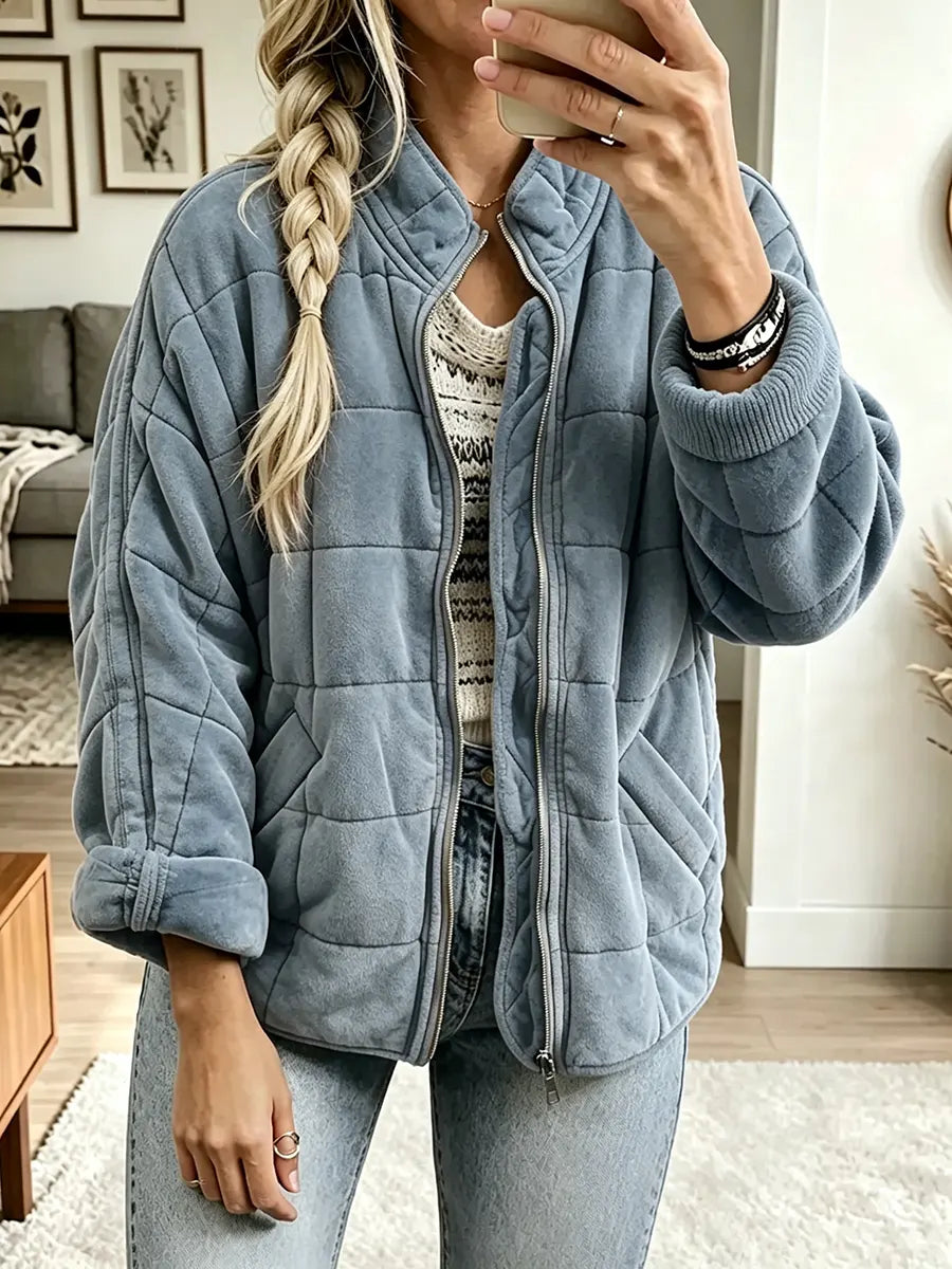Women's Cozy Stand-collar Cotton Quilted Coat