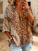Vintage Elegant Button Long Sleeve Patterned Shirt