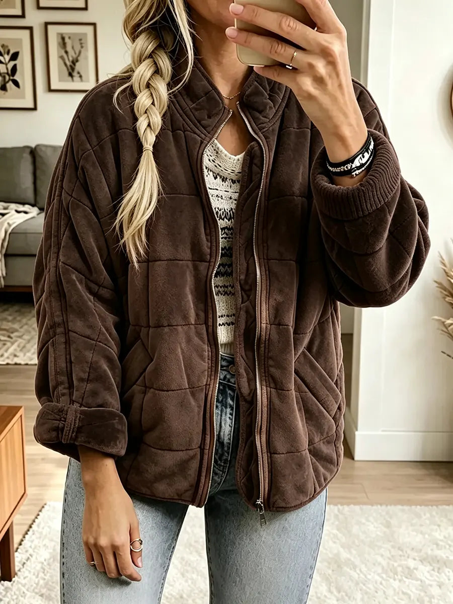 Women's Cozy Stand-collar Cotton Quilted Coat