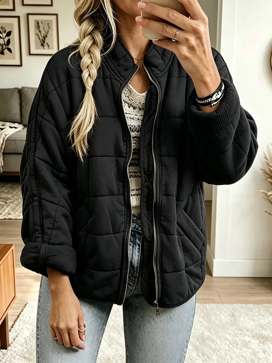 Women's Cozy Stand-collar Cotton Quilted Coat