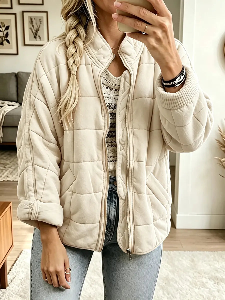Women's Cozy Stand-collar Cotton Quilted Coat