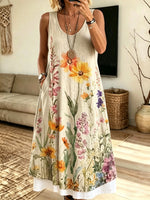 Women's Floral Print Tank Dress